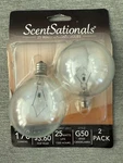 Scentsationals 25 Watt Warmer Bulb G50 Base Candelabra 170 Lumens. Fixed Price $11.69.