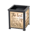 Elanze Designs Best Life Love Black Metal Electrical Wax Tart And Oil Glass L.... Fixed Price $45.82.