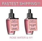 (2)BATH & Body Works -rose Water Ivy- Wallflower Bulb Refill Lot New!. Fixed Price $17.25.