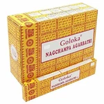 Goloka Nag Champa Bamboo Hand Rolled Masala Incense Sticks Brown 16X12 Packet. Fixed Price $16.51.