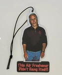 Jeffrey Epstein Car Truck Auto Air Freshener Double Sided Dark Ice Scent 2 Pack. Fixed Price $8.49.