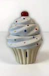 3 Piece Partylite Birthday Cupcake Frosted Treat Scentglow Wax Warmer Retired. Fixed Price $39.99.