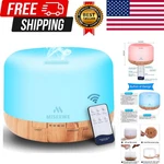 500ML Diffuser With Remote Control Waterless Automatic Shut Off Essential Oil.... Fixed Price $31.99.
