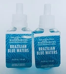 2 Bath & Body Works Wallflowers Brazilian Blue Waters Home Fragrance Refill New!. Fixed Price $13.99.