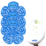 10 Pack Blue Bathroom Urinal Screen Deodorizer Anti-splash Flower Mats Unscented. Fixed Price $20.98.
