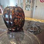 Scentsy Tigers Eye Pumpkin Premium Wax Warmer * Glass Glow. Fixed Price $32.00.