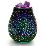 Inrorans Glass Electric Wax Melt Warmer Oil Burner With Stable Firework. Fixed Price $22.70.