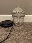 Scentsy Bali Buddha Head Lg Wax Warmer Retired Collectable Complete, Incl. Box. Fixed Price $45.00.