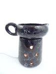 Mia Bella's Scent-simmer Fragrance Wax Warmer Black Marble Light. Fixed Price $7.99.