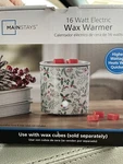 Mainstays 16 Watt Electric Wax Warmer Christmas Green Holly. Fixed Price $14.99.