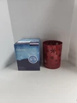 Scentsy Holiday Full Size Electric Wax Warmer Wrap - Red Snowburst Christmas. Fixed Price $15.75.
