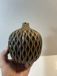 Reed Diffuser Vessel Ceramic Vase Decor Modern Simple Brown. Fixed Price $48.99.