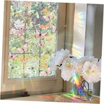 Window Privacy Film,butterflies Stained Glass Film,rainbow BL015. Fixed Price $19.98.