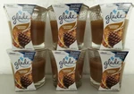 6 Glade Candle Jar, Air Freshener, Cashmere Woods 3.4 Oz Oil Infused Single Wick. Fixed Price $29.99.