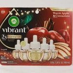 Air Wick Scented Oil 5 Pack Freshener Refills Warm Apple Cinnamon 3.38 Fl Oz. Fixed Price $14.98.
