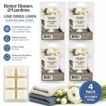 Better Homes & Gardens Dried Linen Scented Wax Cubes, 4-PACK. Fixed Price $22.99.