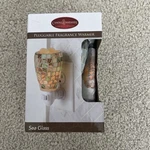 Candle Warmers-pluggable Fragrance Warmer- Sea Glass. Fixed Price $17.84.