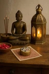 Handcrafted Brass Incense Box Enamel Floral Art, Northern Thailand Vintag. Fixed Price $24.99.