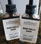 Bath & Body Works 2 Warm Vanilla Sugar Single Wallflowers Fragrance Refill Bulb. Fixed Price $11.00.