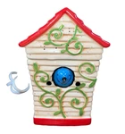 Scentsy Wax Warmer Birdhouse Blue 7" Tray Bulb Model 23116 Discontinued. Fixed Price $22.50.