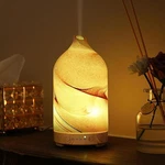 Oil Diffuser Hand Blown Glass Aromatherapy - Ultrasonic Cool Mist Scent. Fixed Price $34.91.