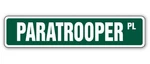 Signmission Paratrooper Street Jumper War Helmet Pants Indoor/out.... Fixed Price $16.43.