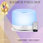 Elegant 500ML Aromatherapy Essential Oil Diffuser With 8-COLOR Led & Remote. Fixed Price $27.99.