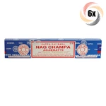 6X Packs Satya Sai Baba Nag Champa Incense Sticks 15 Fast Shipping. Fixed Price $22.04.