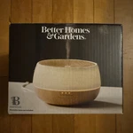 Better Homes & Gardens Cool Mist Ultrasonic Aroma Diffuser Neutral Color Palette. Fixed Price $14.99.