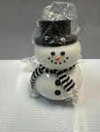 New Scentsy Cute Snowman Full-size Glass Wax Melt Warmer Unused In Box. Fixed Price $118.88.