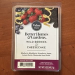 Better Homes And Garden Wild Berries & Cheesecake Scented Wax Cube Melts 5 Oz. Fixed Price $12.48.