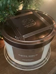 White Birch, Homeworx Harry Slatkin 3 Wick 14OZ Candle Notes: Crisp Winter Air... Fixed Price $34.99.