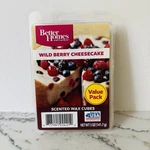 Wild Berry Cheesecake Scented Wax Melts, Better Homes & Gardens, 5 Oz Value Size. Fixed Price $12.00.