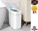 3.5 Gal Motion Sensor Bathroom Trash Can With Lid, Automatic Small .... Fixed Price $53.99.