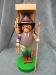 Vintage Steinbach German Wooden Incense Smoker Merchant Peddler. Fixed Price $49.00.