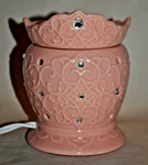 Scentsy Pink Tiara Princess Crown W/rhinestones Wax Warmer Retired W/box. Fixed Price $24.99.