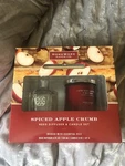 Homeworx By Slatkin & Co Spiced Apple Crumb Candle Reed Diffuser Set Gift Box. Fixed Price $28.00.