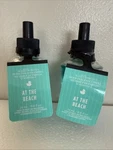 2 New The Beach Bath & Body Works Wallflowers Refills Bulbs 0.8 Oz. Fixed Price $14.99.