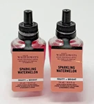 2 Bath Body Works Sparkling Watermelon Wallflower Fragrance Refill Bulb Plug. Fixed Price $12.99.