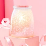 Nib Scentsy Hope Strength & Love Pink Ribbon Breast Cancer Awareness Wax Warmer. Fixed Price $35.00.