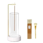 Ceremony Incense Holder, Ceramic For Sticks With Glass Ash Cat.... Fixed Price $24.78.