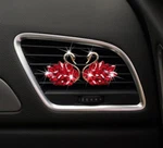 Red Swan Air Vent Clips Pearl Crystal Car Freshener. Fixed Price $15.99.