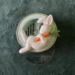 Bath & Body Works Sparkly White Bunny W/carrot Scentportable Vent Visor Clip. Fixed Price $24.99.