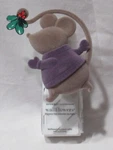 Bath & Body Works Wallflower Fragrance Plug Mistletoe Mouse Velveteen Covered. Fixed Price $49.05.