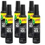 Little Trees Spray Car Air Freshener 6-PACK (black Ice). Fixed Price $24.96.