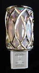 Bath & Body Works Wallflower Control Lighted Plug Iridescent Fluted Gold. Fixed Price $17.00.