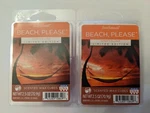 Lot Of Scentsationals Beach, Please Limited Edition 2.5 Oz Scented Wax Cubes. Fixed Price $6.99.