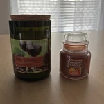 2 Brand New CANDLES:3OZ Yankee Spiced Pumpkin & 10 Sonoma Wine Tasting. Fixed Price $22.00.