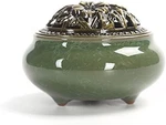 Colorful Ceramic Ice Cracked Incense Burner, Household Holder, Zen Buddh. Fixed Price $11.75.