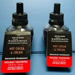 $$$ave Hot Cocoa & Cream 2PK Enhanced Wallflower Bulb Bath Body Works. Fixed Price $20.00.